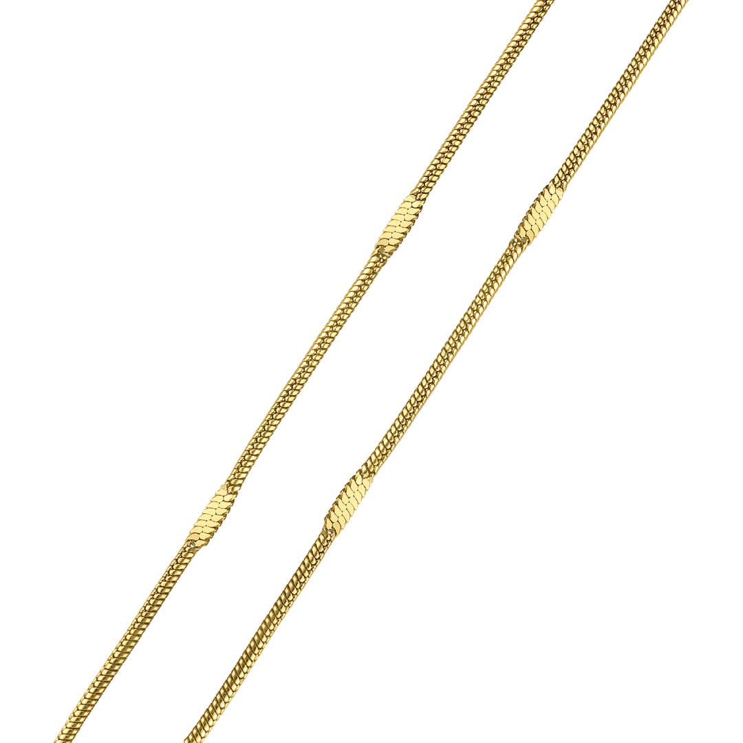 Pressed-Snake Necklace